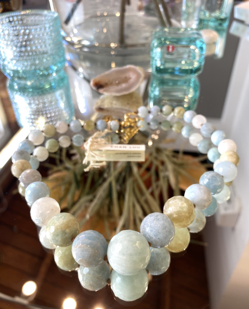 Carved aquamarine hot sale